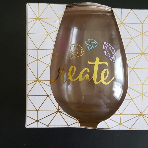 NWOT-Stemless Wine Glasses - set of 4 - Picture 2 of 6